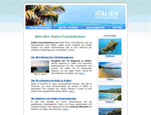 Tablet Screenshot of italien-pauschalreisen.com